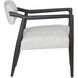 Keagan Saloon Light Grey Leather Lounge Chair